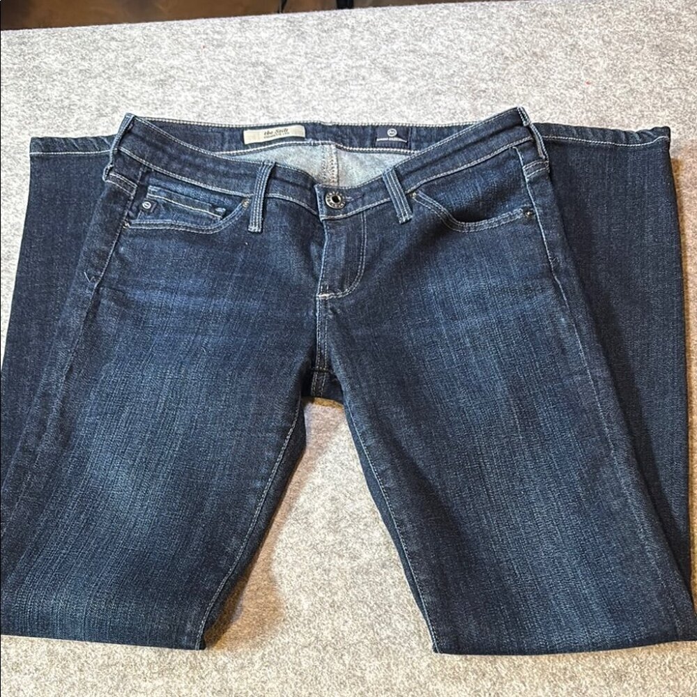 π₯ AG JEANS β THE STILT CIGARETTE LEG β SIZE 25R β RICH DARK WASH π₯ - Picture 8 of 14